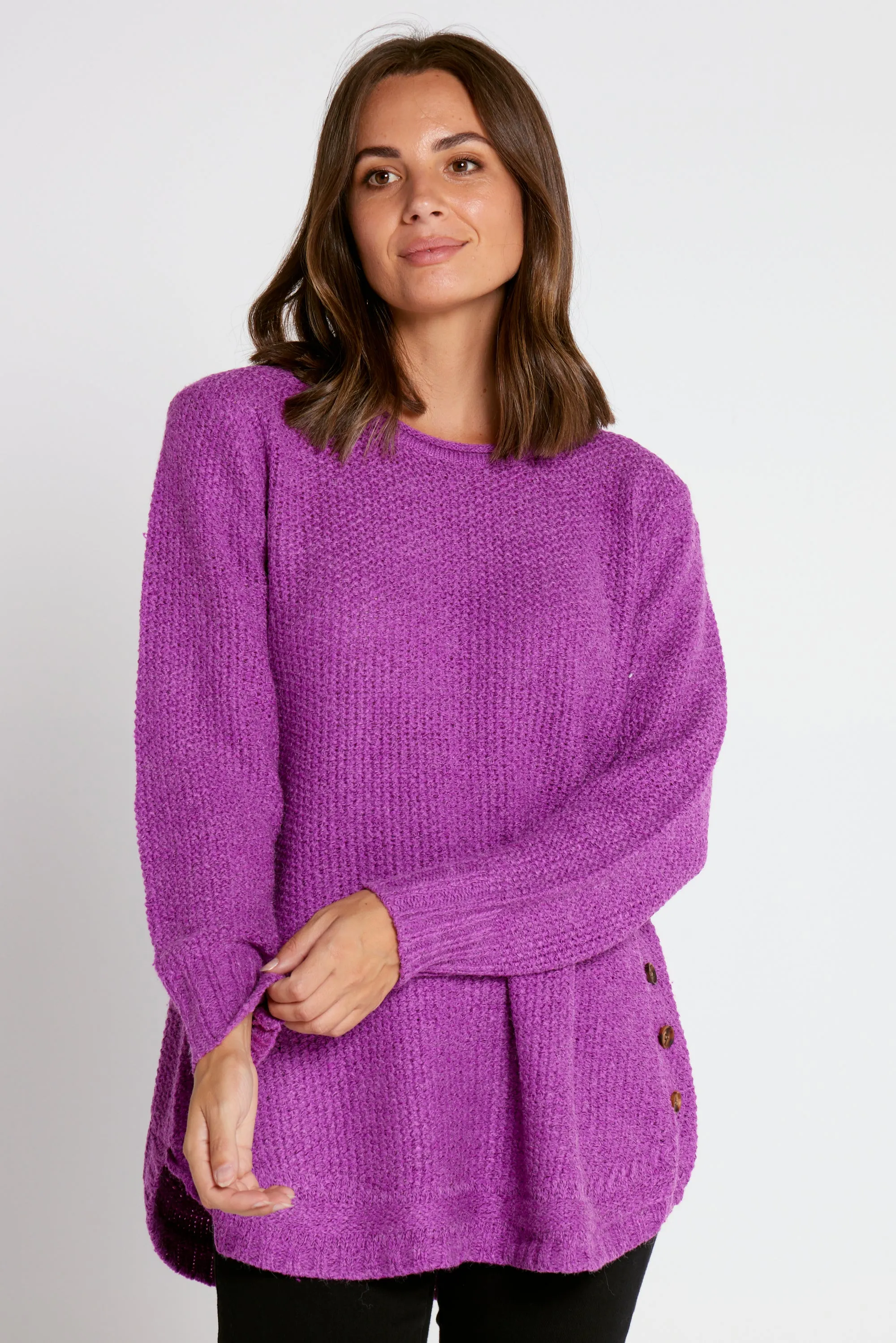 Paris Knit Jumper - Magenta