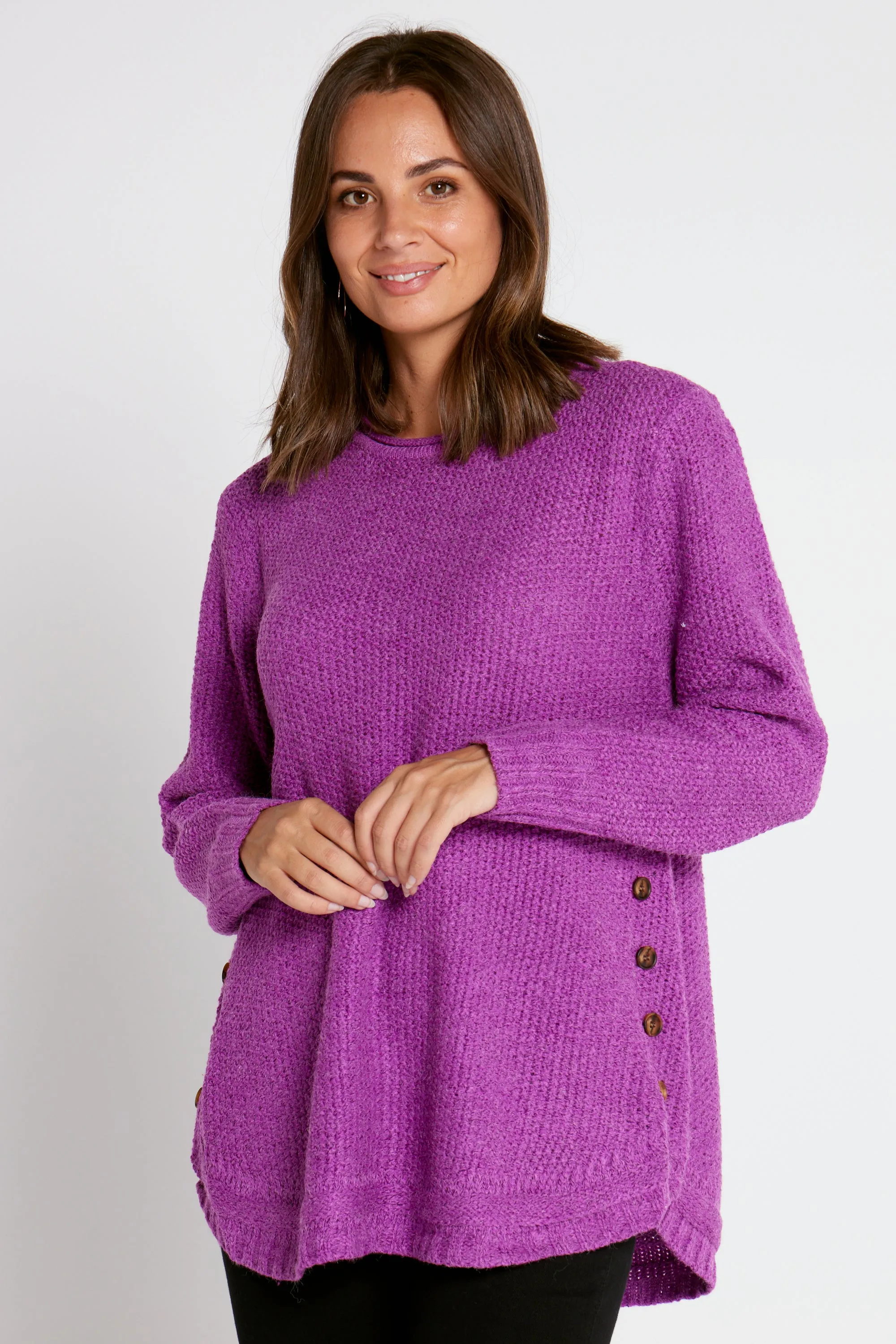 Paris Knit Jumper - Magenta