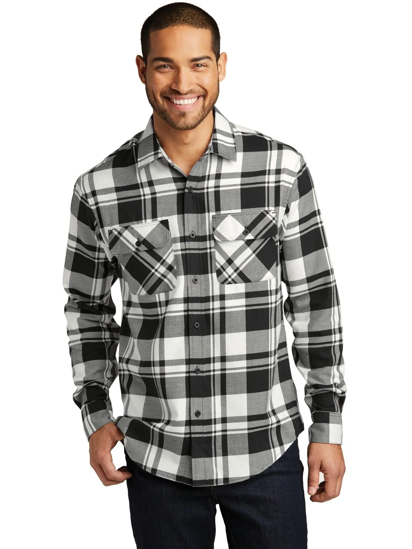 Port Authority Plaid Flannel Shirt