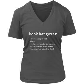 "Book hangover" V-neck Tshirt