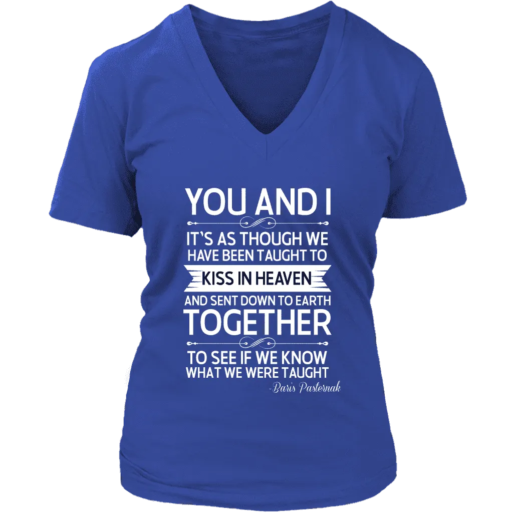 "You and i" V-neck Tshirt