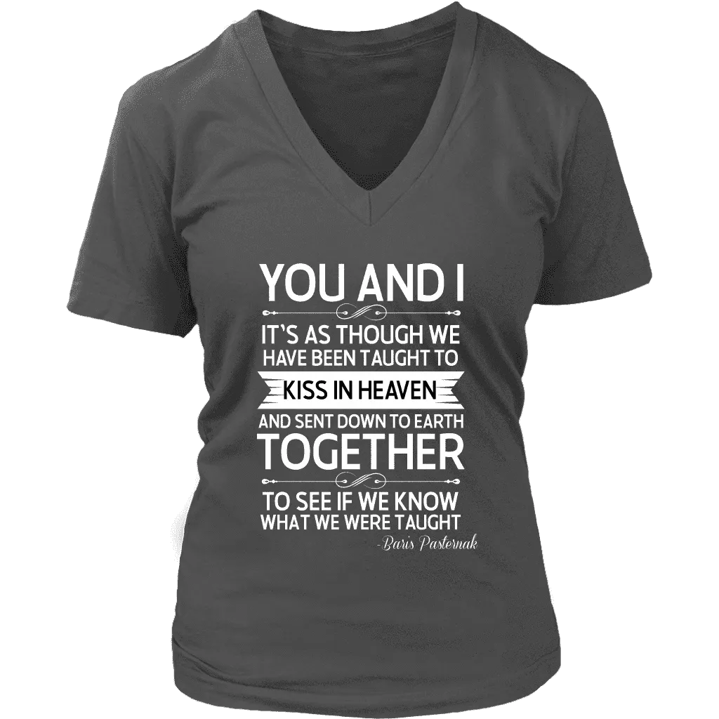 "You and i" V-neck Tshirt