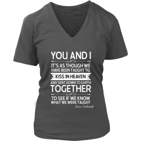 "You and i" V-neck Tshirt