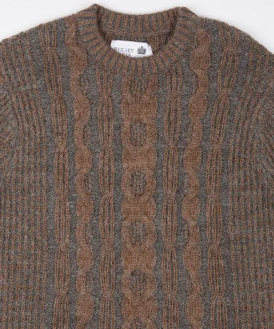 Sligo Cable Knit Crew Sweater