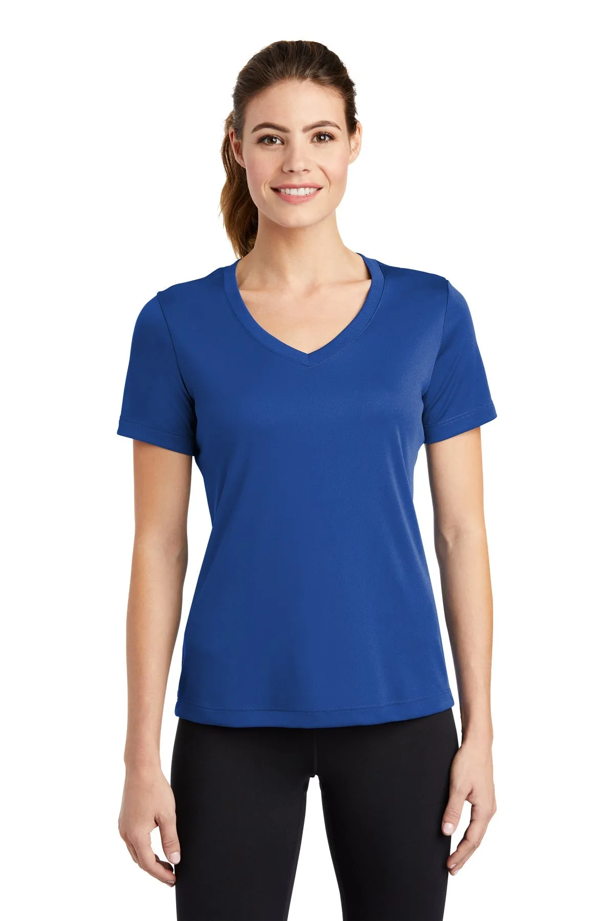 Sport-Tek Ladies PosiCharge Competitor Custom V-Neck Tee's, True Royal