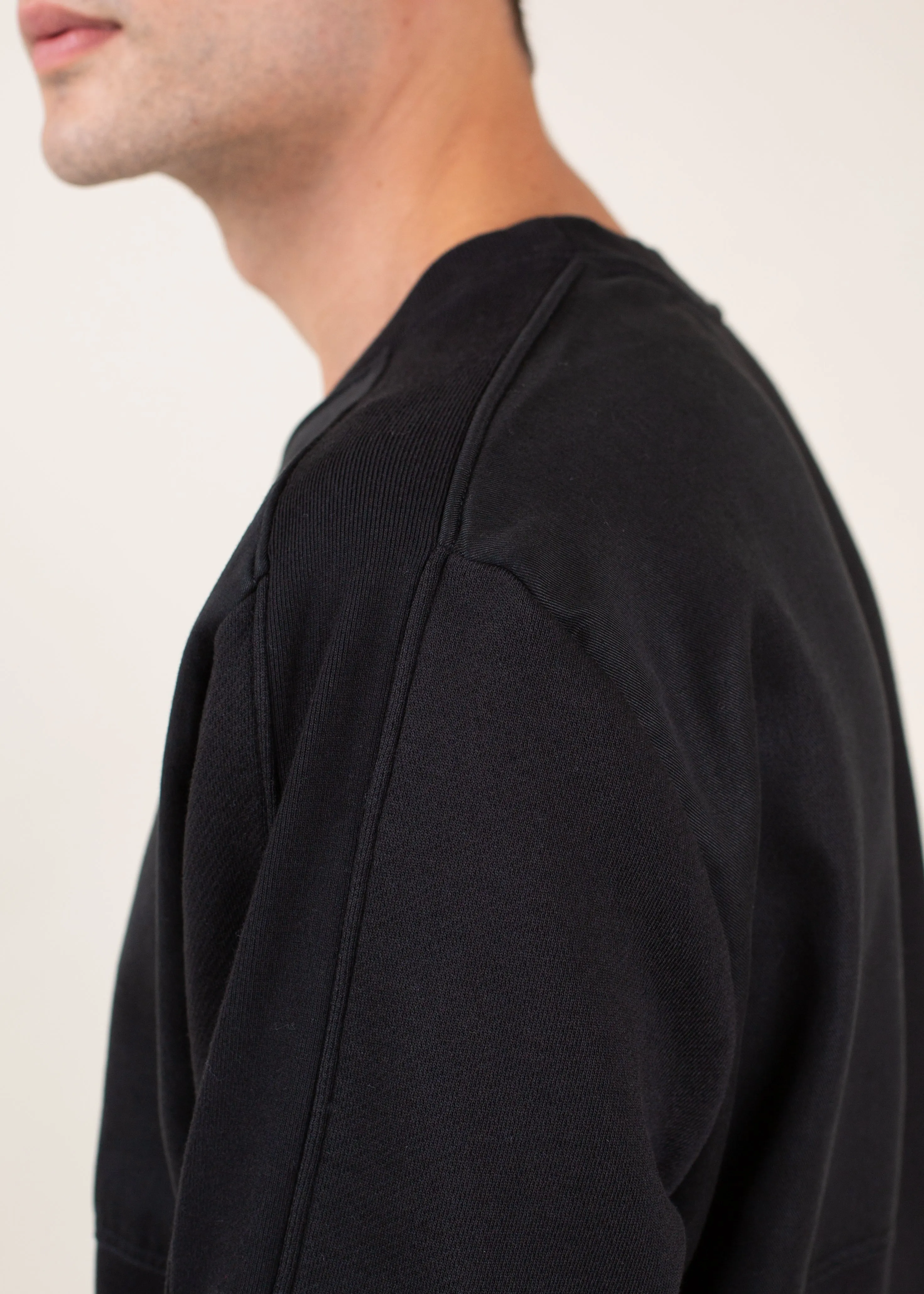 Tencel Patch Crewneck