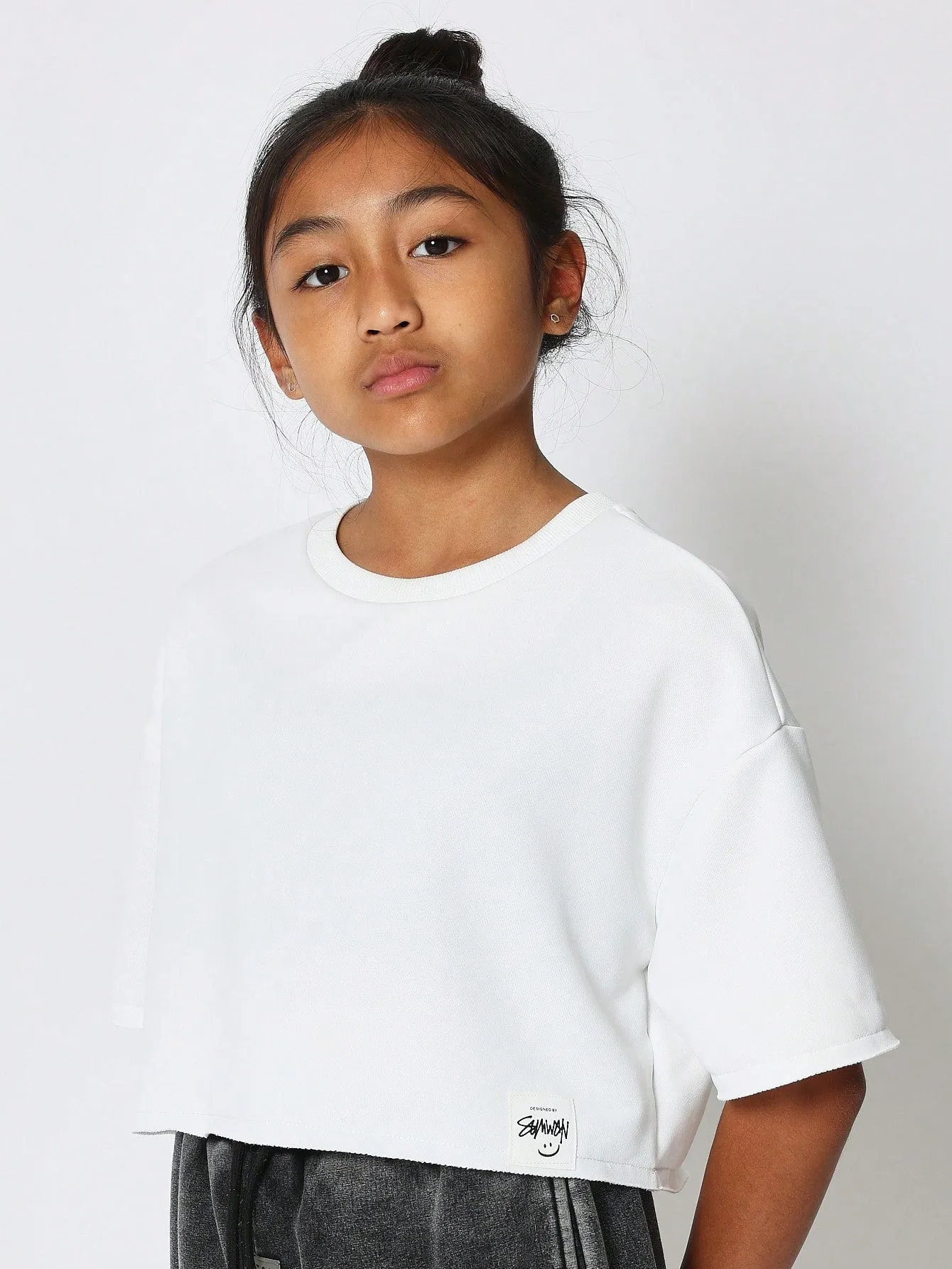 Tween Girls Crop Fit Essential Tees Pack