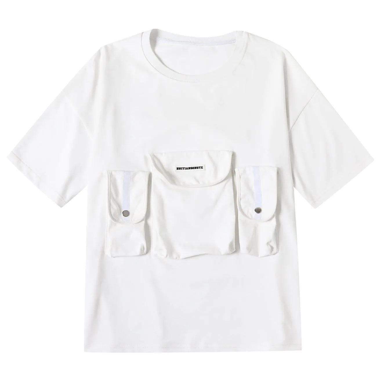 WLS Dark Multi-Pockets Tee