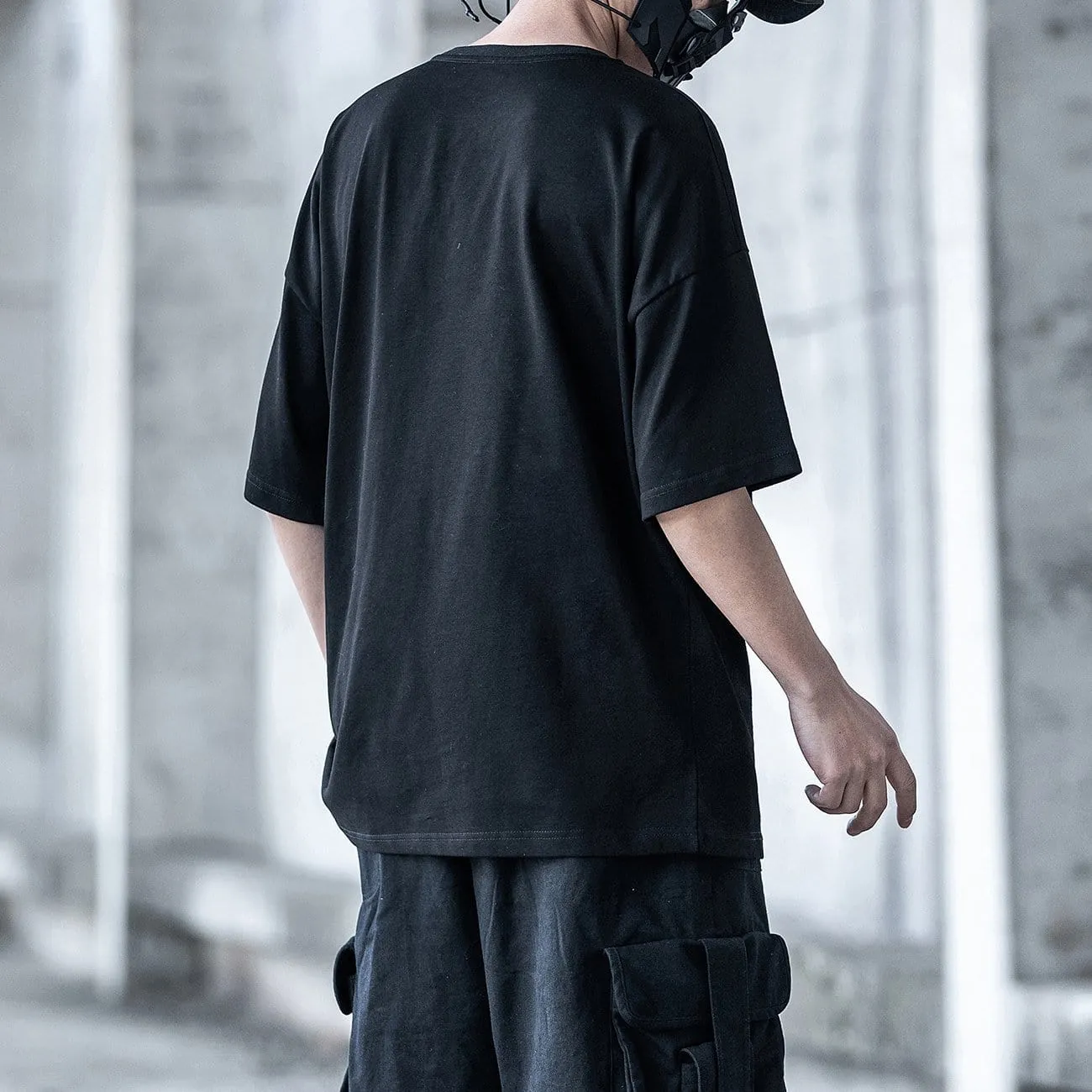 WLS Dark Multi-Pockets Tee