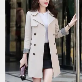 Women's Mid-length Trench Coat