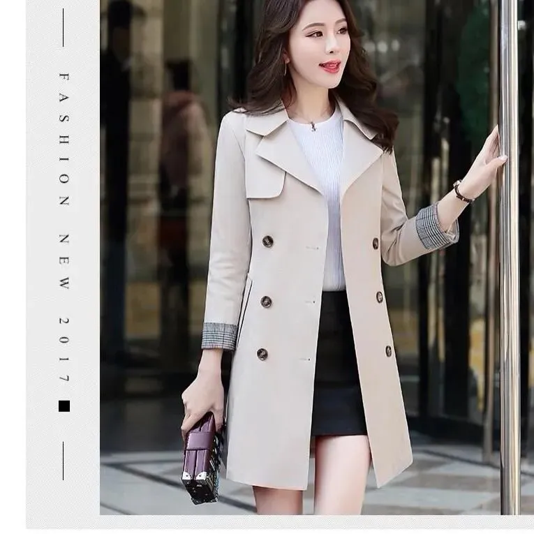 Women's Mid-length Trench Coat