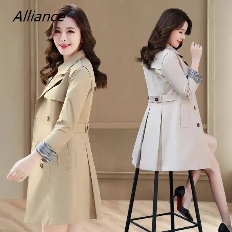 Women's Mid-length Trench Coat