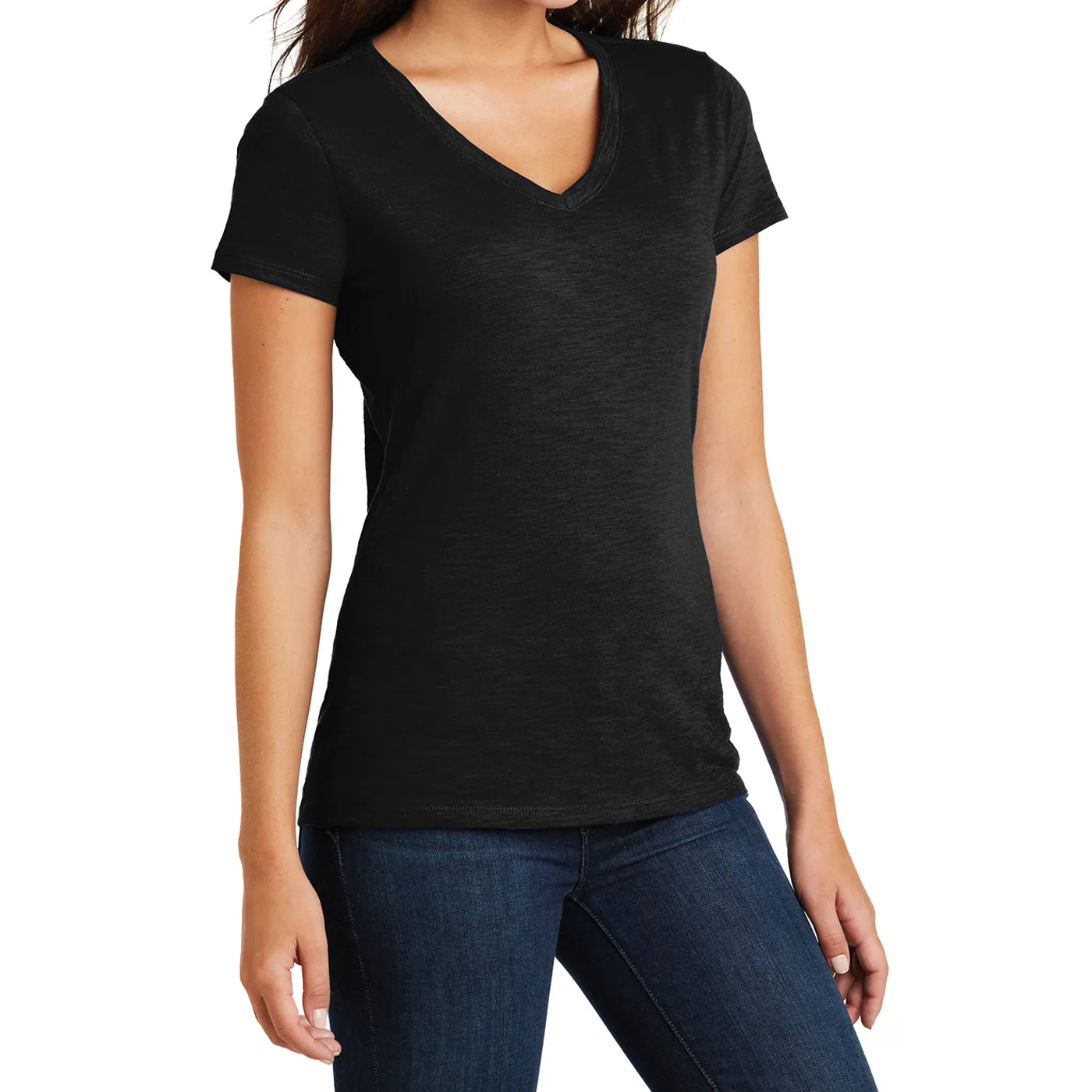 Women's Super Slub V-Neck Tee