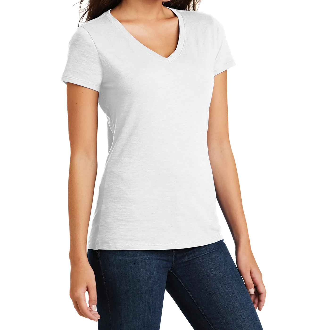 Women's Super Slub V-Neck Tee