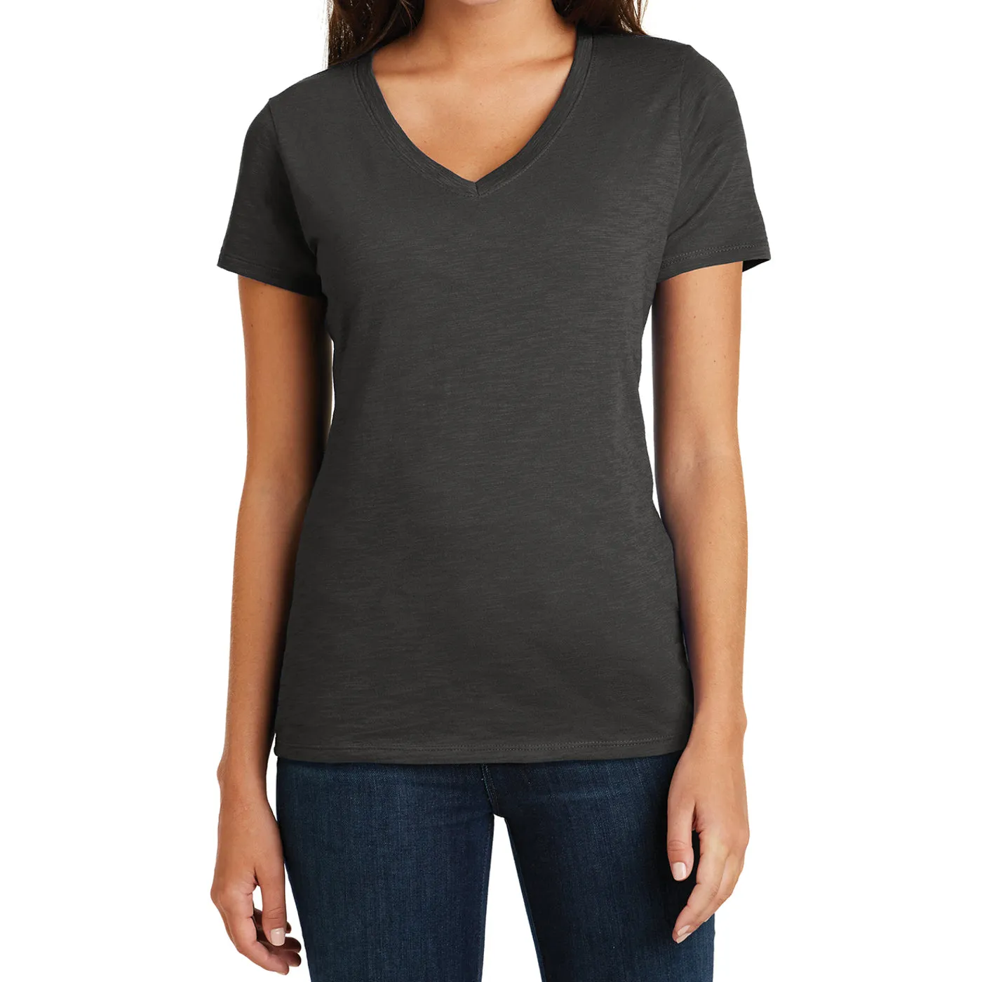 Women's Super Slub V-Neck Tee