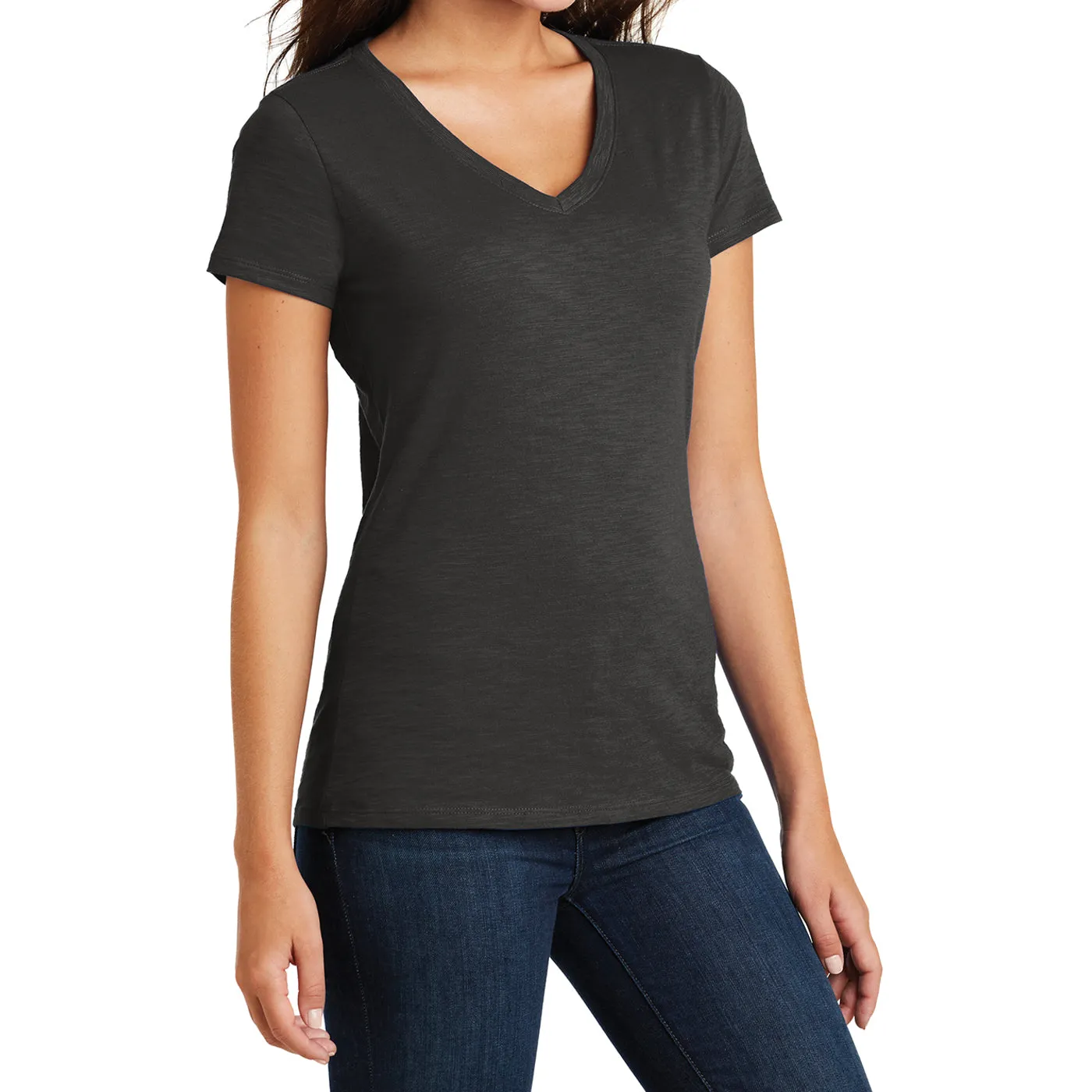 Women's Super Slub V-Neck Tee