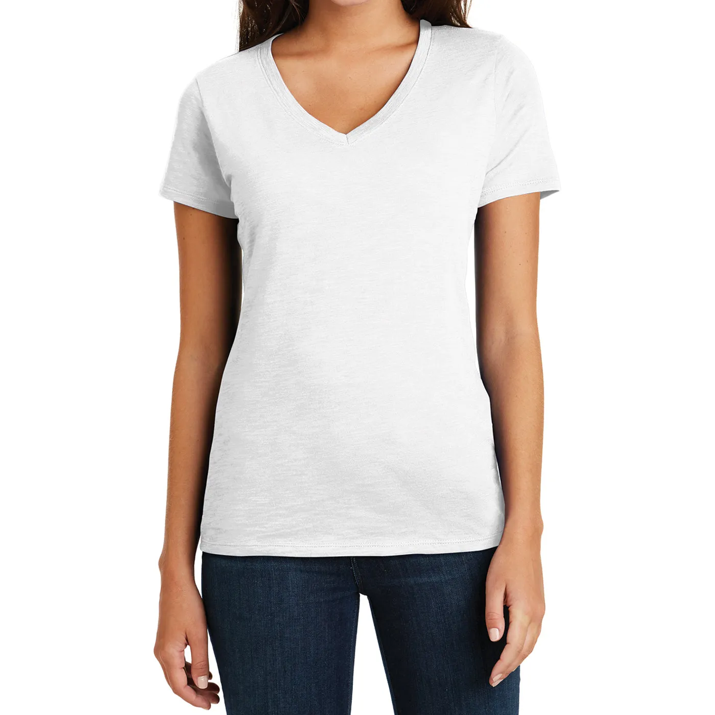 Women's Super Slub V-Neck Tee