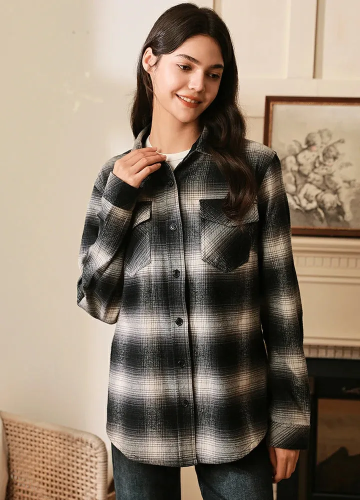 Women's Timberline Midweight Flannel Shirt,8oz