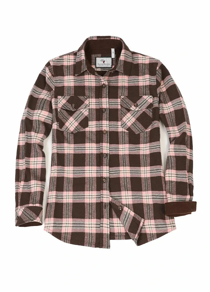 Women's Timberline Midweight Flannel Shirt,8oz